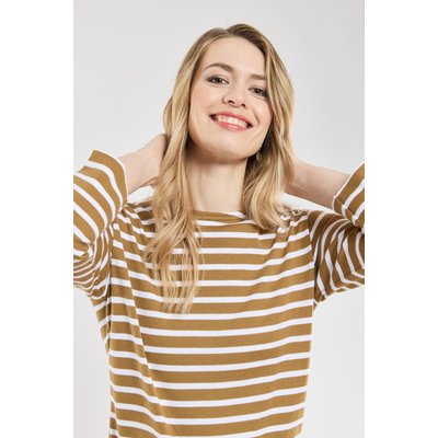 Marinière manches 3/4 en coton rustique ARMOR-LUX