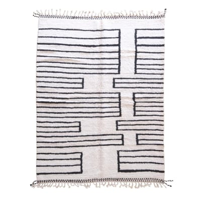 Tapis de laine abstrait marocain 173 x 278 cm AFK LIVING