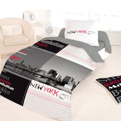 Housse de couette  MANHATTAN  100% coton DECORATIE