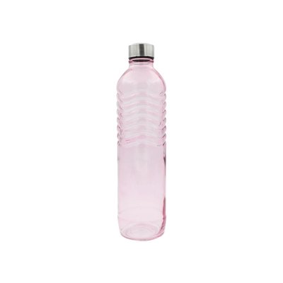 Bouteille rose en verre coloré, GLOUPOP ARTIME