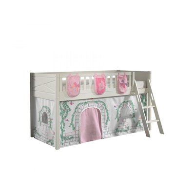Scott Lit Mezzanine et Rideau Birdy Ses 3 Sacs Rangement Assortis VIPACK