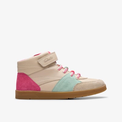 Boots Cuir Coupe Large DISCO BEAN HI K CLARKS