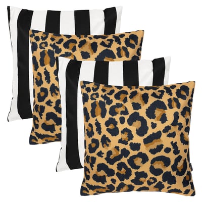 Lot de 4 coussins d'intérieur et d'extérieur Oeko-Tex®  - KYOTO ICON