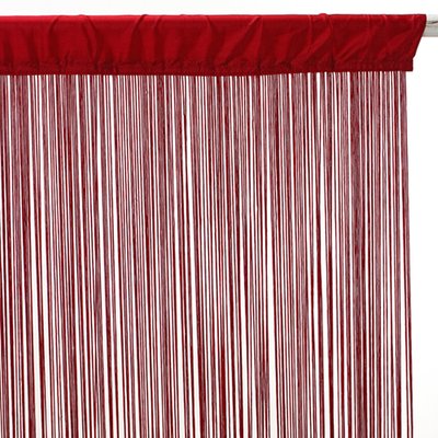 Lot 2x Rideau fils - 90 x 200 cm TOILINUX