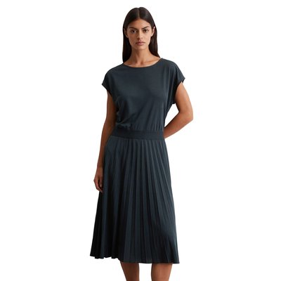 Robe en jersey avec taille élastique et jupe plissée MARC O'POLO