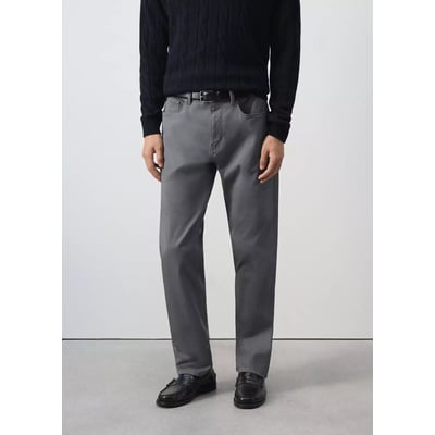 Pantalon coton regular-fit MANGO MAN