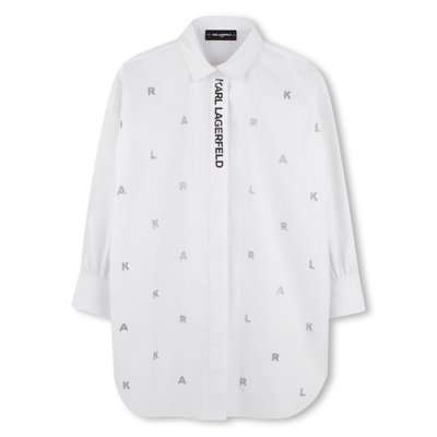 Robe chemise à manches longues KARL LAGERFELD KIDS
