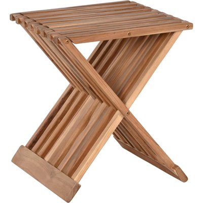 Table d'appoint en teck pliante élégance RECOLLECTION