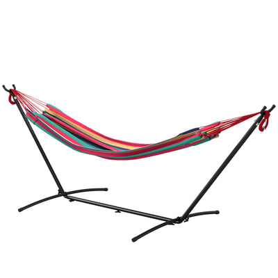Hamac Métal Rouge OUTSUNNY