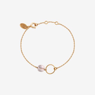 Bracelet Doré À L'or Fin Quartz Fidji CAROLINE NAJMAN