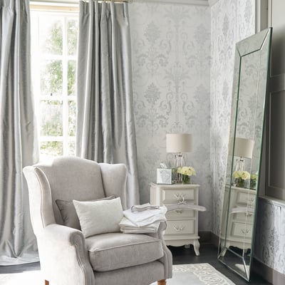 Papier peint Damassé Josette LAURA ASHLEY