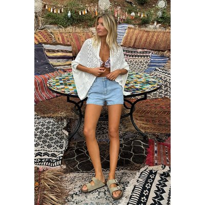 Long cardigan ajouré MOLLY BRACKEN