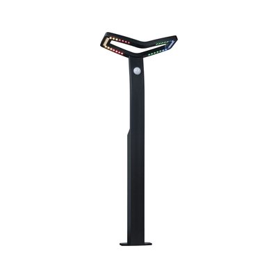 potelet  Alara 10W Anthracite Carré 3000K RGBW BOUTICA-DESIGN