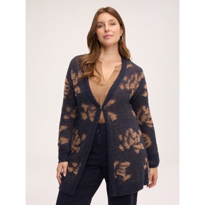 Cardigan imprimé FIORELLA RUBINO