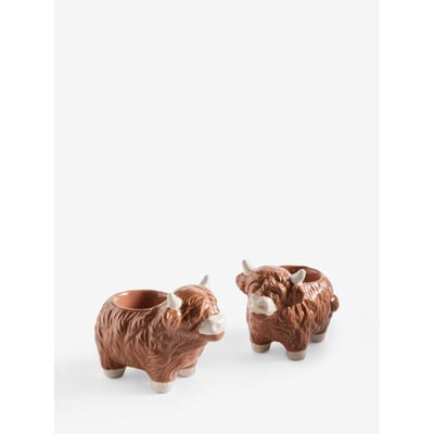Coquetier vache hamish, lot de 2 NEXT