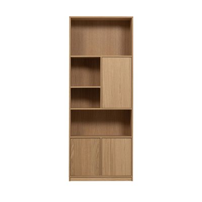 Bibliothèque 3 portes en bois H199cm- MODULAIR VTWONEN