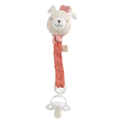 Attache -tétine en coton bio et bouclette SAUTHON
