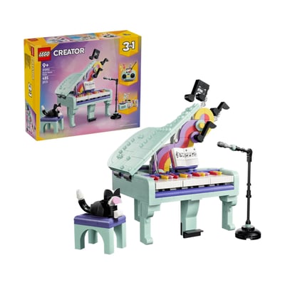 Creator 3 en1 Décoration musicale piano et chat LEGO