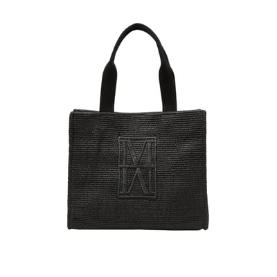 Shopper large en aspect raphia-basting MARC O'POLO