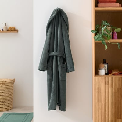 Victor Adult Shawl Bathrobe in Combed Cotton 400g/m2 LA REDOUTE INTERIEURS