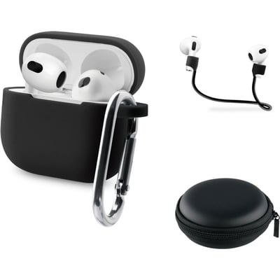 Pack étui Airpods 4 Noir ESSENTIEL B