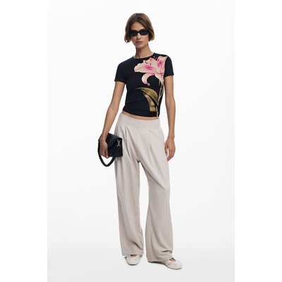 T-shirt à manches courtes orchidée DESIGUAL