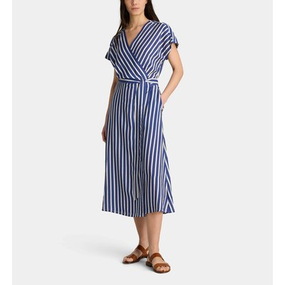 Robe Portefeuille Longue Rayée Livia Ray GALERIES LAFAYETTE