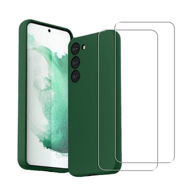 Coque Galaxy S23 antichoc + 2 vitres EVETANE