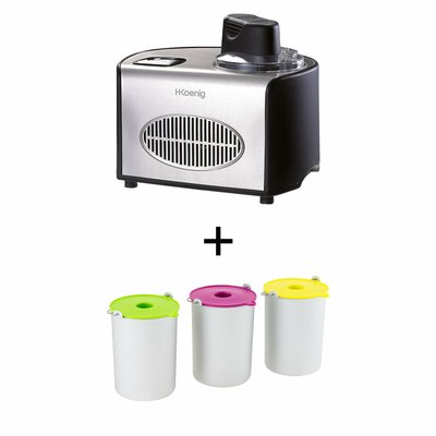 turbine a glace+ set de 3 bols supplementaires - hf250 + bo325 H.KOENIG