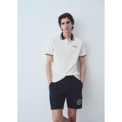 Polo coton col contrastant MANGO MAN