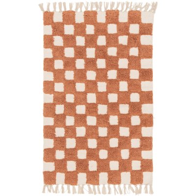 Tapis enfant à carreaux 100% coton MAEL AFK LIVING