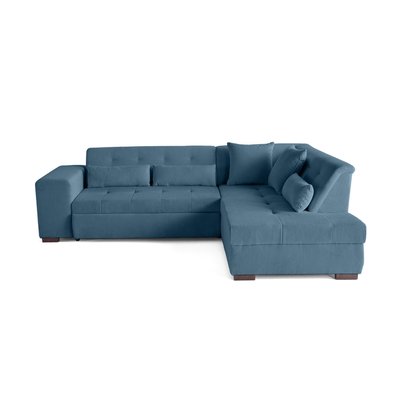 Canapé d'Angle Convertible en Velours côtelé 5 places - VERMONT LISA DESIGN