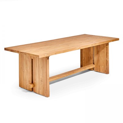 Table en teck recyclé massif, LANKA OVIALA