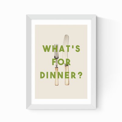 What's For Dinner? Print EAST END PRINTS