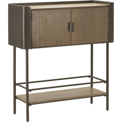 Buffet haut bois de sapin et fer 3 portes MODERN RECOLLECTION