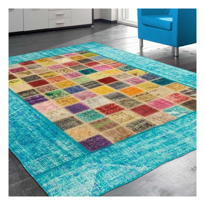 Tapis Chambre fait à la main en laine motif géométrique UN AMOUR DE TAPIS