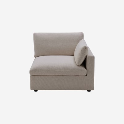 Elément d'angle réversible en tissu LAVINIO HABITAT