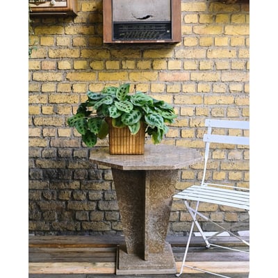 Table d'appoint en marbre Hanna N°1528 - Bon état DEBONGOUT
