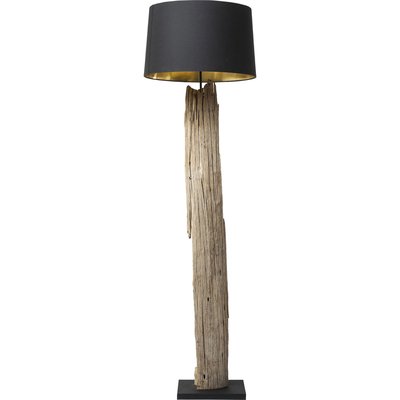 Lampadaire en bois flotté et coton, NATURE STRAIGHT KARE DESIGN