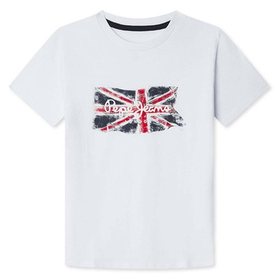 T-Shirt Avec Imprimé Union Jack PEPE JEANS