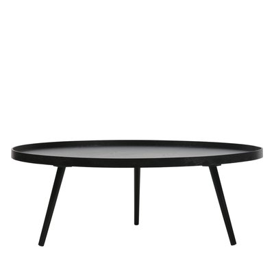 Table basse ronde en bois ø100cm- MESA WOOOD