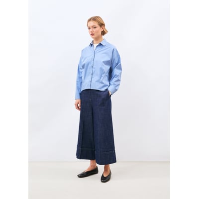 Chemise manches longues en popeline de coton HUMILITY
