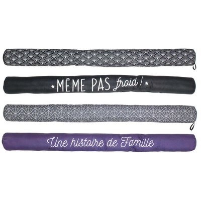 Boudin de porte avec illustrations 80 cm 4 modèles assortis CMP