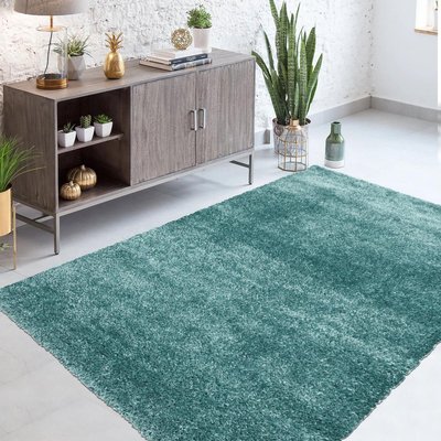 Tapis longs poils shaggy tissé motif uni UNI A UN AMOUR DE TAPIS