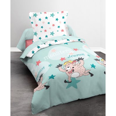 Parure de lit enfant + taie en coton, Monster Dream C DESIGN HOME TEXTILE