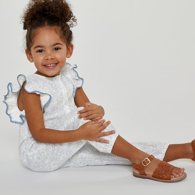 Combinaison en gaze de coton imprimé fleuri LA REDOUTE COLLECTIONS