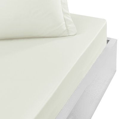 Drap housse bonnet 40 cm en percale coton SOFT PERCALE PLUS SENSEI MAISON