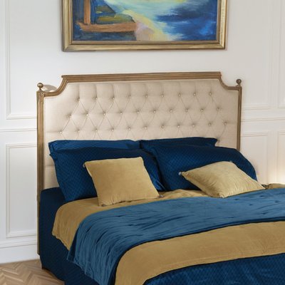 Tête de lit 160 cm en chêne et lin VENICE ROBIN DES BOIS