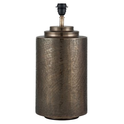Hammered Antique Brass Metal Table Lamp Base SO'HOME