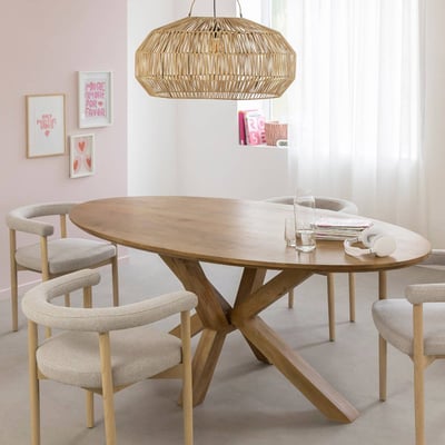 Table à manger en bois de manguier MALOÉ MADE IN MEUBLES 